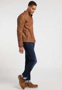 Mustang Leren jas - camel