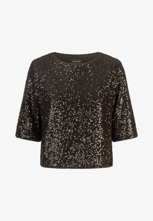 Apart PAILLETTEN - Printtipaita - schwarz