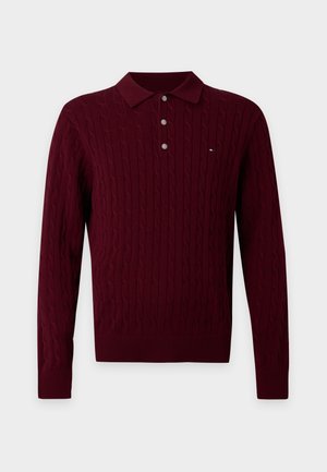 Tommy Hilfiger, Langærmet T-shirt - burgundy