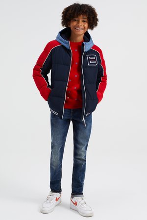 WATERAFSTOTENDE BADGE - Winter jacket - blue