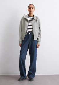 Marc O'Polo DENIM Sudadera con cremallera - stone melange