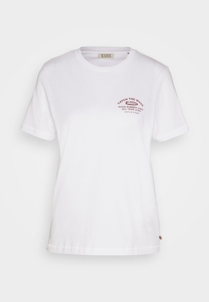 Scotch & Soda T-shirt print wit