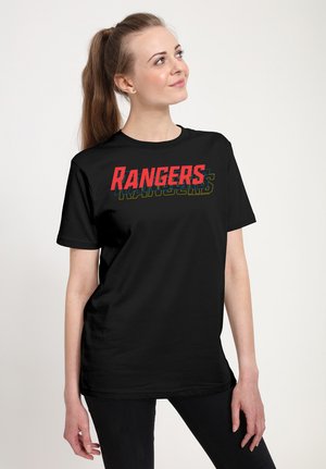 POWER RANGERS RANGERS STACK - T-shirt con stampa - black