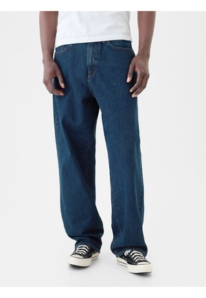 Jeans Straight Leg - dark-blue denim