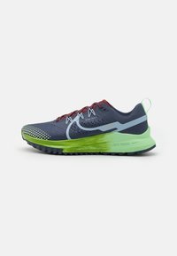 Nike Performance - REACT PEGASUS TRAIL 4 - Zapatillas de trail running - thunder blue/light armory blue/chlorophyll/vapor green/dark team red Imagen en miniatura 1