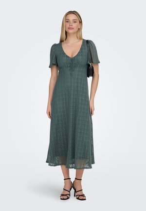 ONLY ONLDANIELLA LANGES - Freizeitkleid - balsam green