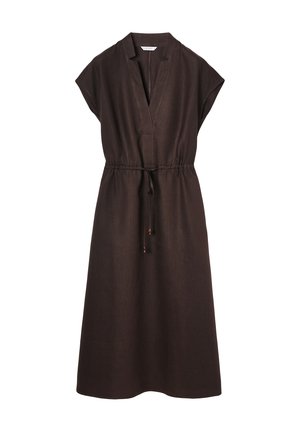 TATUUM, ARTICLE TAG:  - ARTICLE NAME: KLEORA - Φόρεμα ημέρας - brown