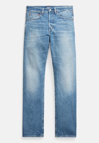 HIGH RISE RELAXED STRAIGHT JEAN - Traperice ravnih nogavica - lebec wash