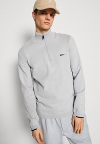 BOSS EVER - Stickad tröja - light/pastel grey