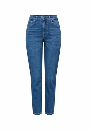 ONLY, STRAIGHT FIT JEANS ONLEMEL HIGH WAIST STRAIGHT FIT ANKLE LENGTH JEANS - Vaqueros tapered - medium blue denim