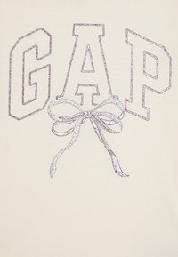 GAP LOGO TEE GIRLS - Tričko s potlačou - ivory frost