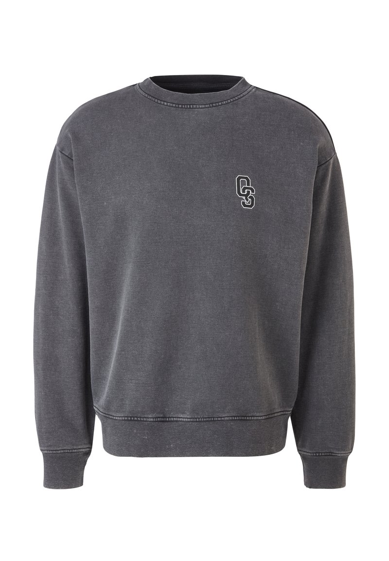 Herren Kapuzenpullover | QS by s.Oliver MIT WASCHUNG Sweatshirt black grey/anthrazit - WF79690 Herren Kapuzenpullover | QS by s.Oliver MIT WASCHUNG Sweatshirt black grey/anthrazit - WF79690