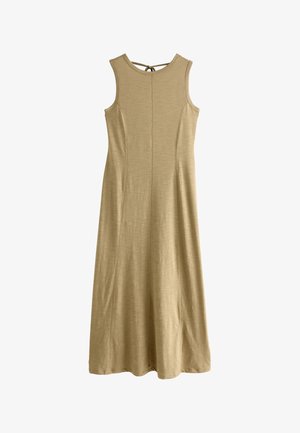 Next, REGULAR FIT - Žerzejové šaty - khaki green