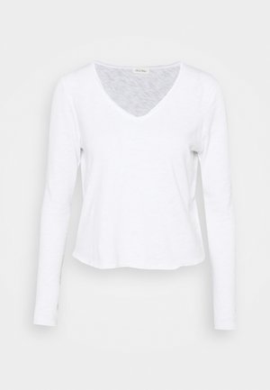 ML COL V - Langærmet T-shirt - blanc