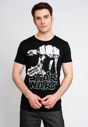 T-SHIRT AT-AT - Print T-shirt - schwarz