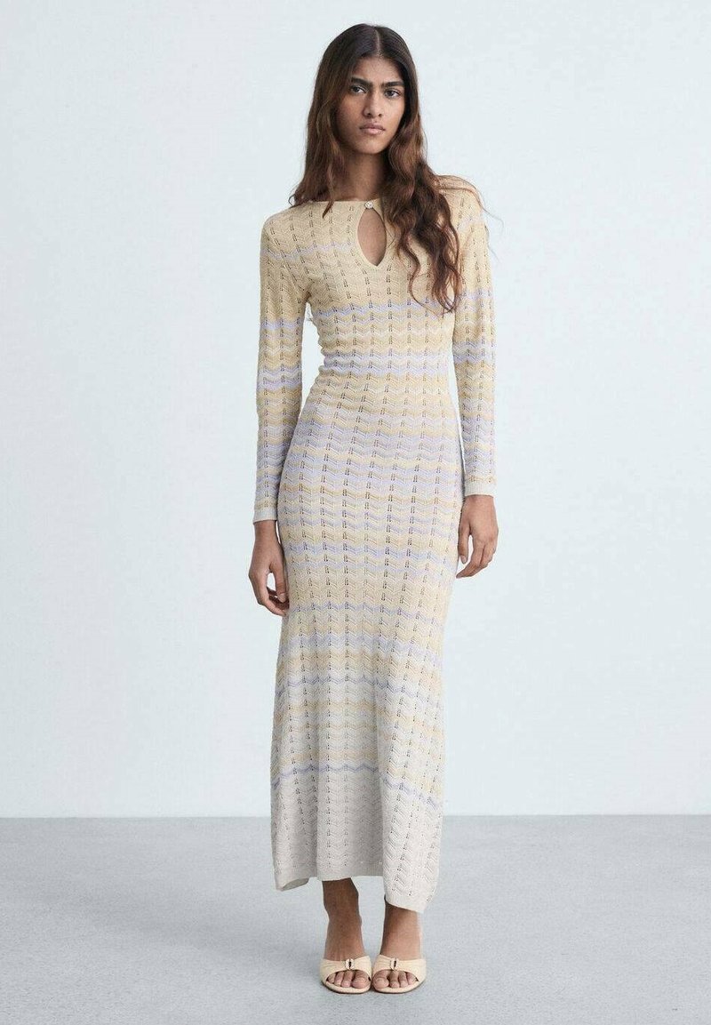 Mango Maxi šaty - light blue