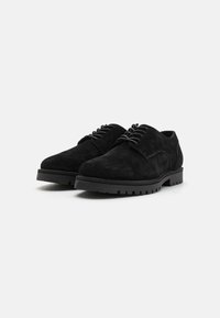 Zign LEATHER - Stringate - black