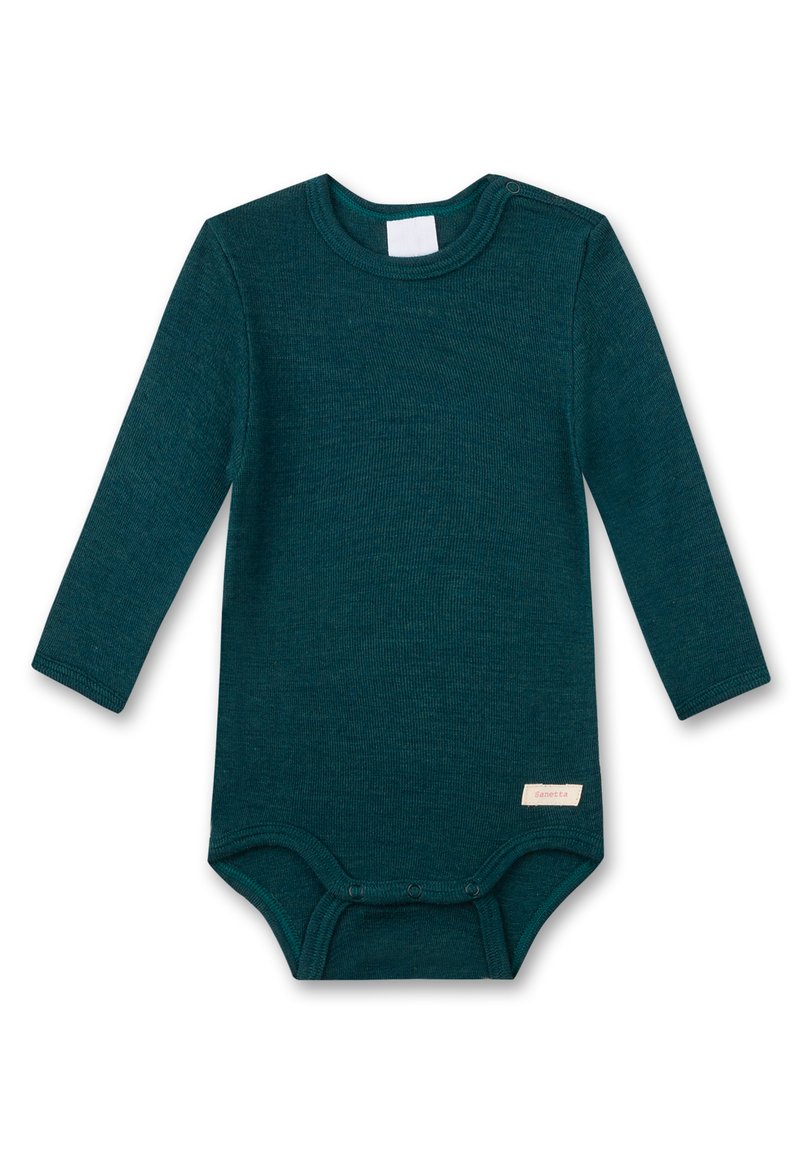 Sanetta Baby-Jungen Langarmbody Aus Bio-Baumwolle – Schlicht, Weich & Ohne Seitennaht