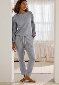 Next LONG SLEEVE - REGULAR FIT SET - Pidžaamakomplekt - grey stripe