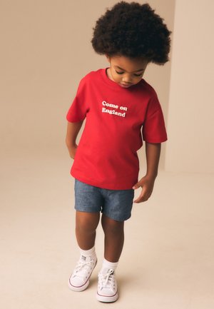 Next, REGULAR FIT - SHORT SLEEVE GRAPHIC T-SHIRT  . - Tričko s potlačou - red football slogan