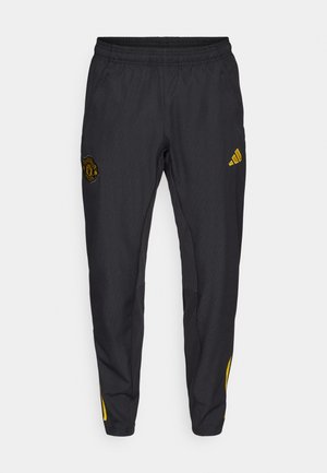 adidas Performance MANCHESTER UNITED EU PRE PANT - Klubbkläder - black/blue/tribe yellow