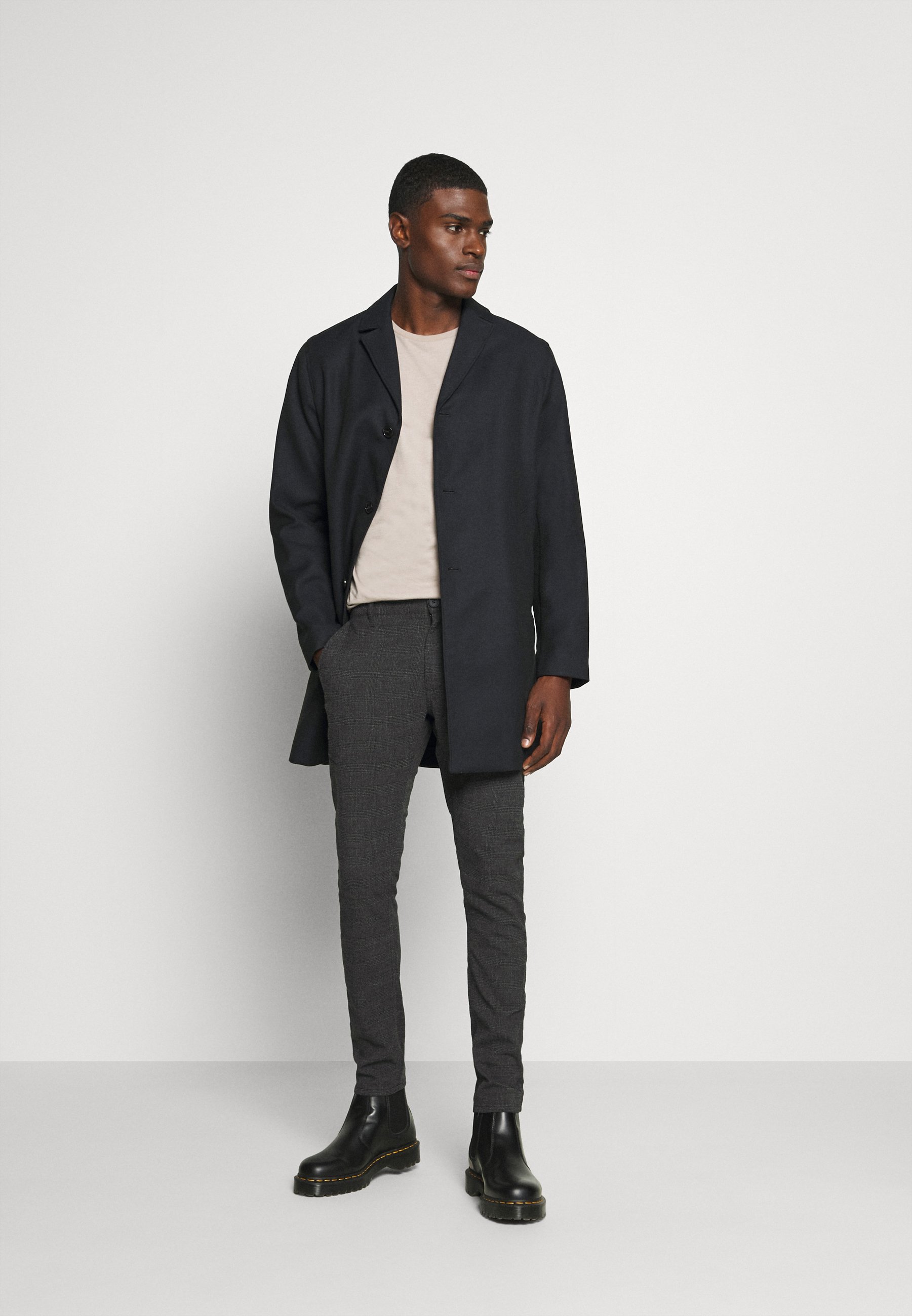 Cotton On OXFORD Bukse charcoal prince of wales Zalando.no Cotton On OXFORD Bukse charcoal prince of wales Zalando.no
