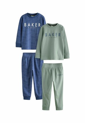 2 PACK  SET - Pizsama szett - blue green