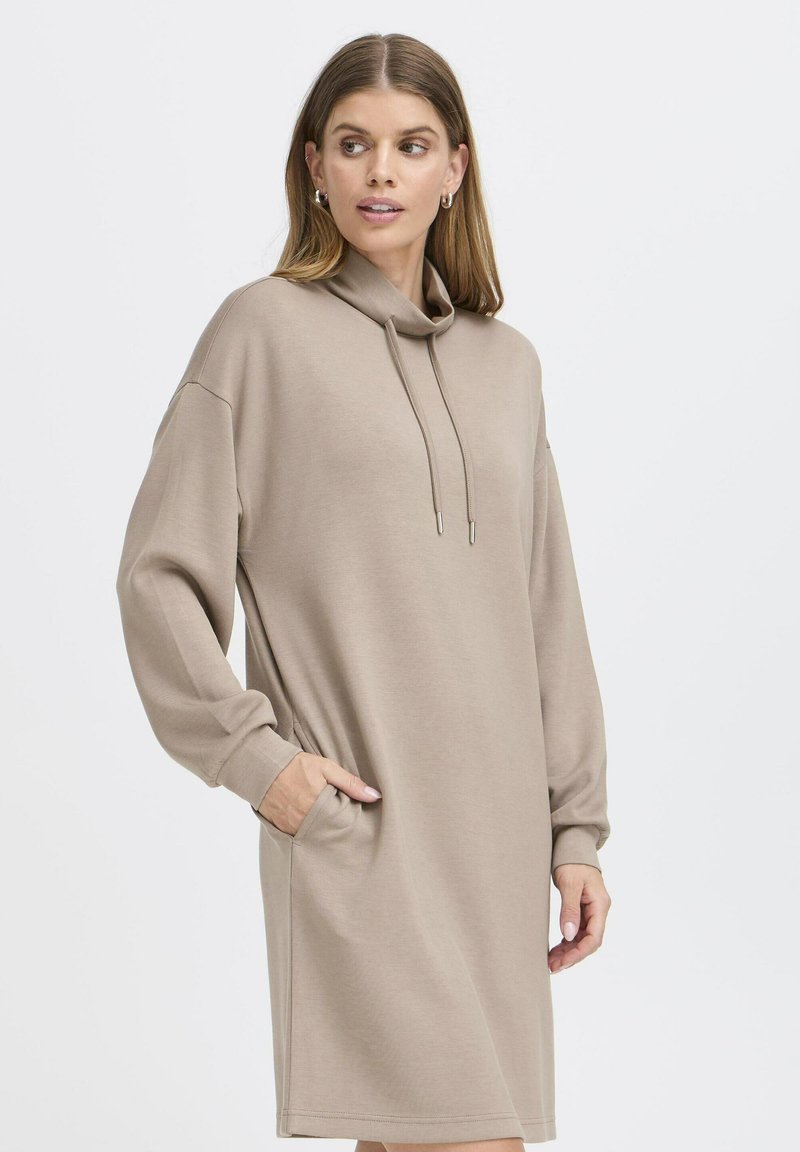 Fransa Dnevna obleka - desert taupe