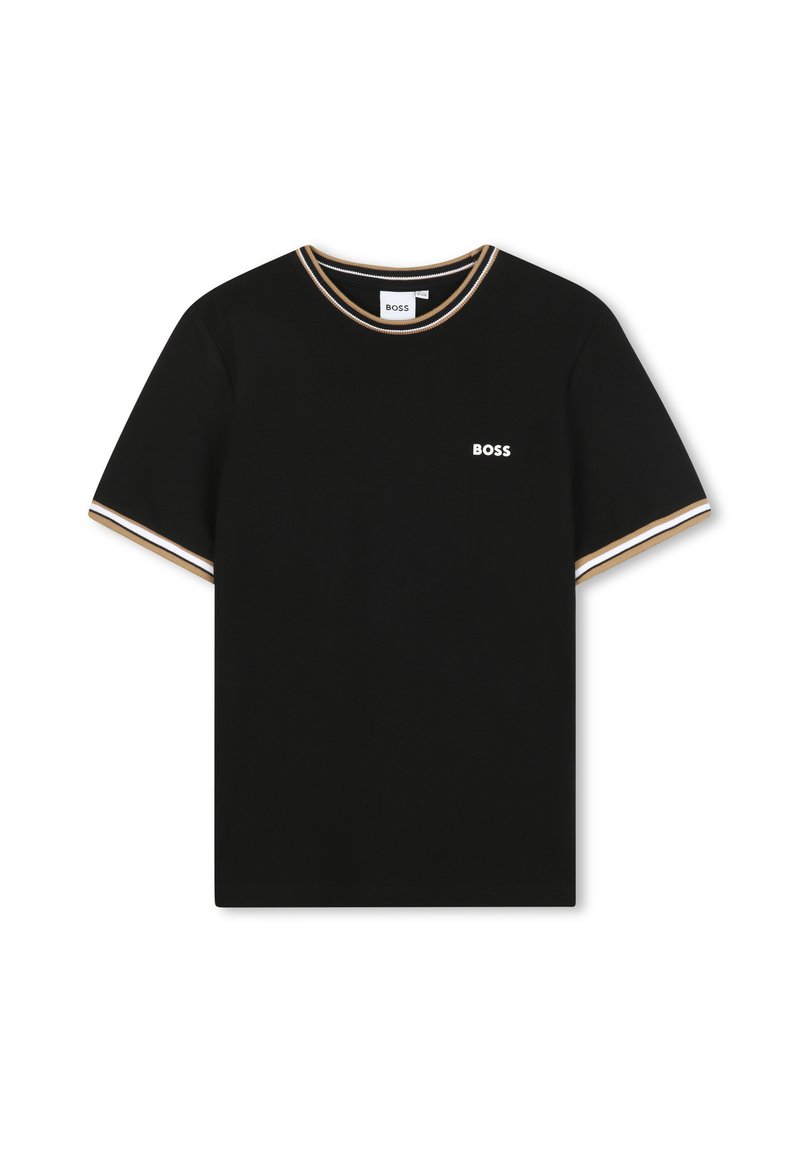 BOSS Kidswear T-shirt basic zwart
