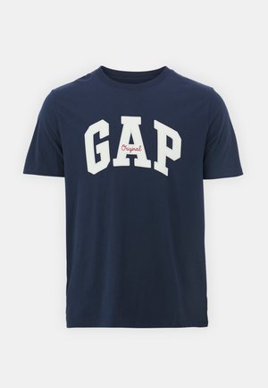 GAP EVERYDAY SOFT ORIGINAL ARCH - T-shirt con stampa - tapestry navy