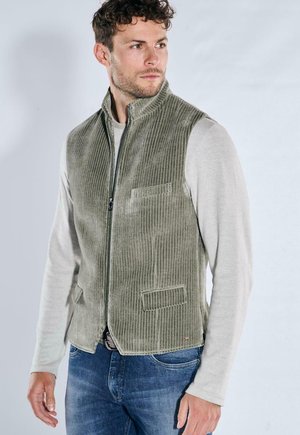 MIT ZIPPER - Weste - mint