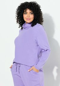 Ulla Popken ROLLKRAGEN - Langarmshirt - pale lilac
