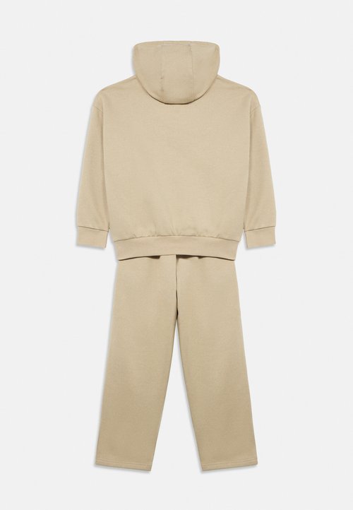 adidas OVERSIZED HOODIE PANT KIDS UNISEX SET - Hoodie - stone khaki — photo 5