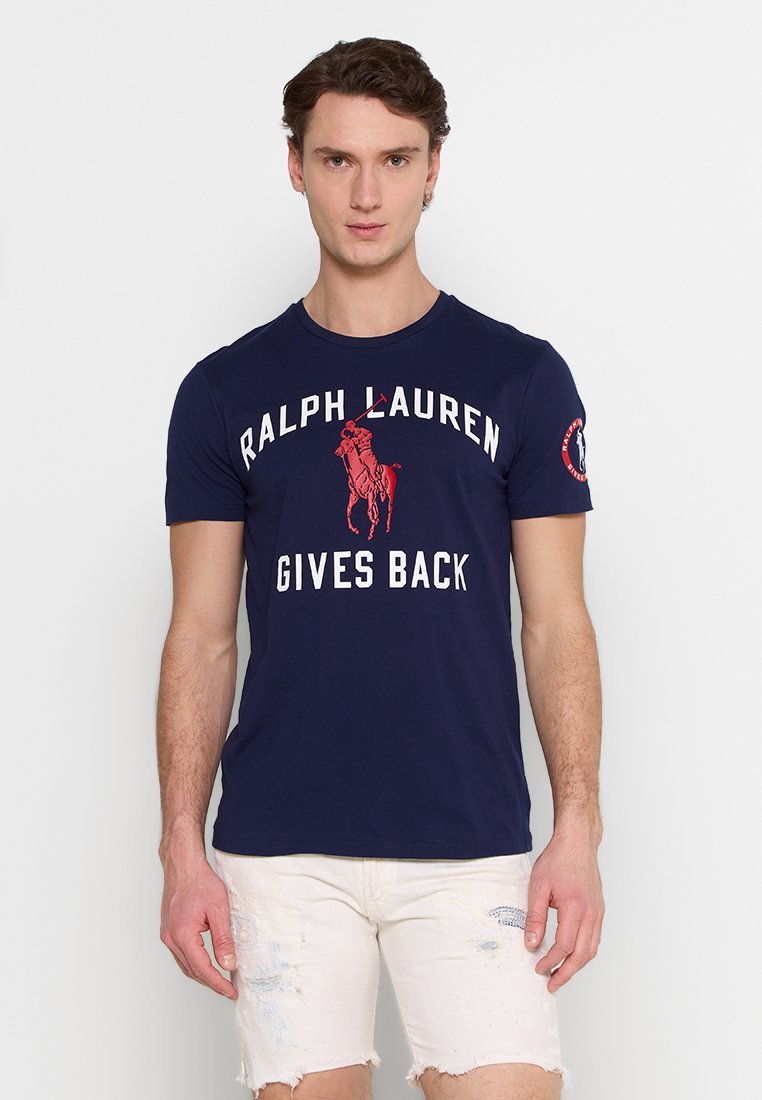 Polo Ralph Lauren T-shirt print donkerblauw Polo Ralph Lauren T-shirt print donkerblauw
