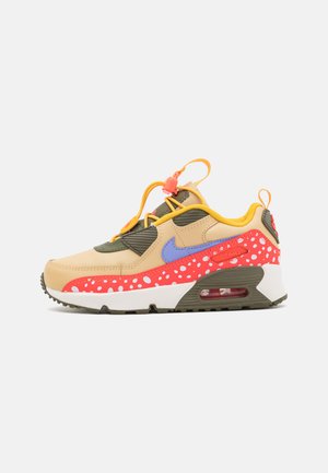 AIR MAX 90 TOGGLE SE BP UNISEX - Sneakers laag - sesame/light thistle/bright crimson/medium olive