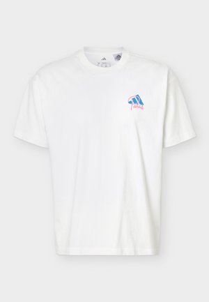 adidas Performance, PARIS UNISEX - Camiseta estampada - white