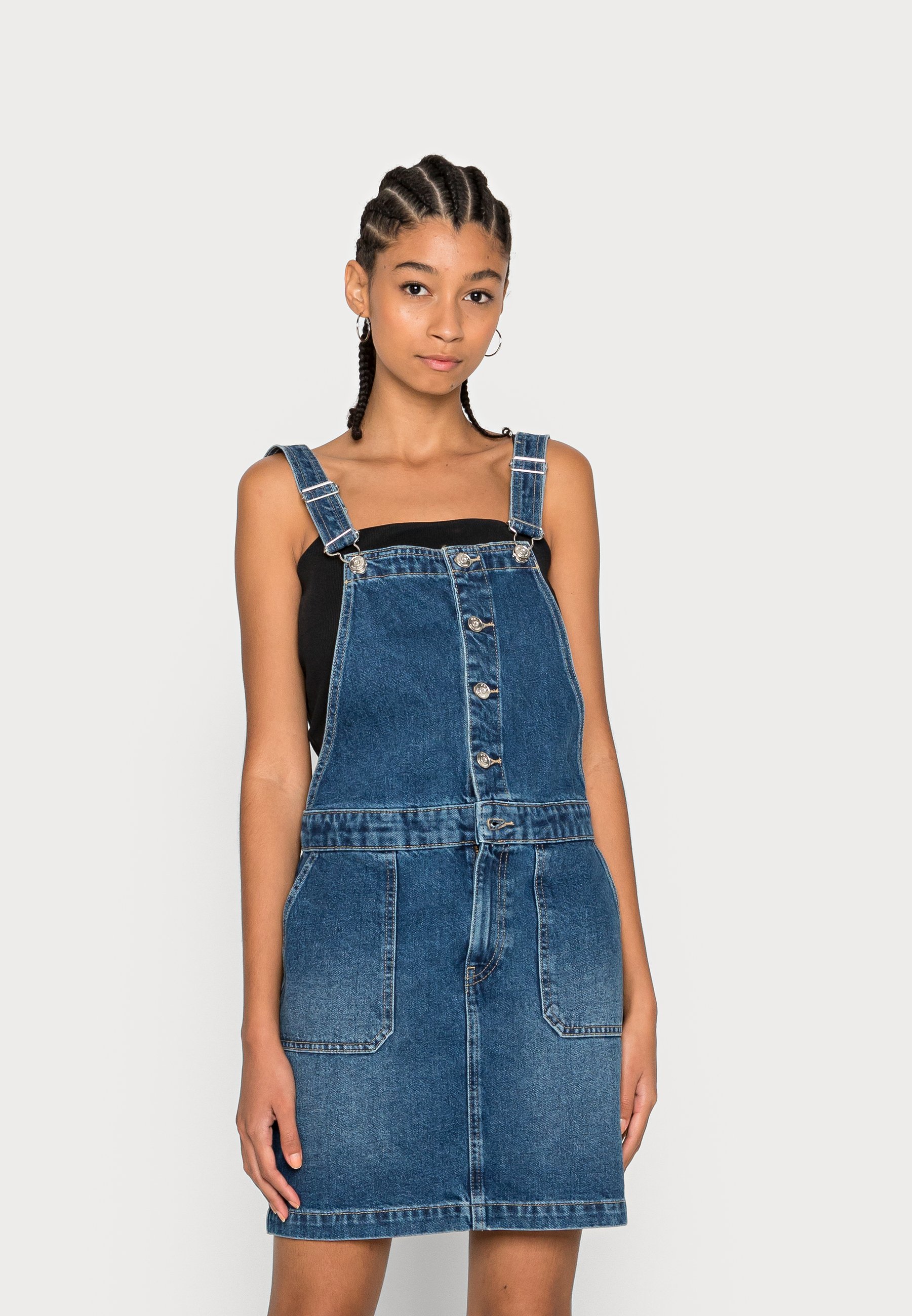 Only Denim Mini Strappy Dress
