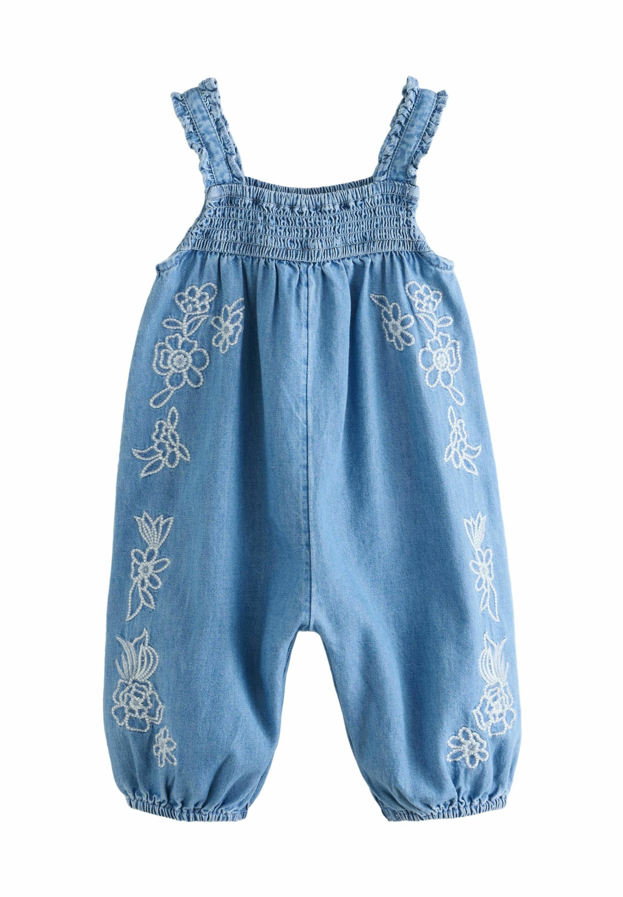 Next REGULAR FIT Tuta jumpsuit denim embroidered/blu