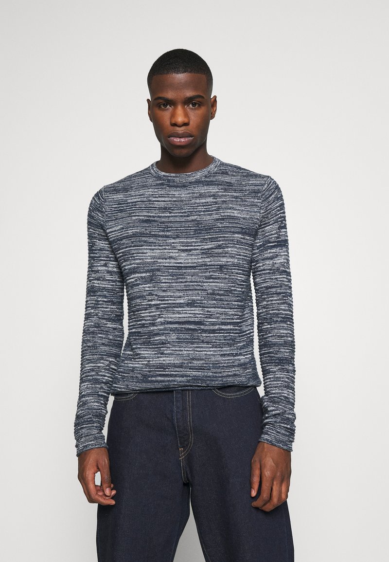 Jack & Jones MARLON CREW NECK Jersey de punto navy blazer/azul