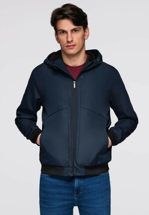 HOODED - Übergangsjacke - navy blue