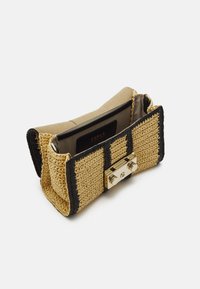 Furla METROPOLIS MINI CROSSBODY REMIX - Taška s příčným popruhem - naturale/nero
