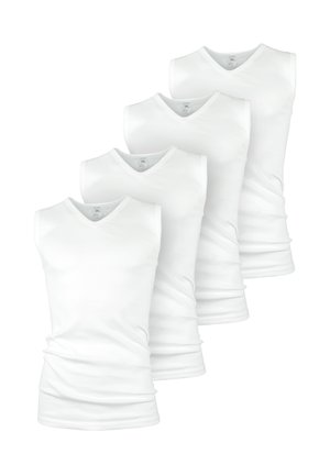 4ER PACK  - Undershirt - weiß