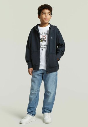 G-STAR, BOYS WOOLK HOODIE SWEATER - Felpa con zip - salute