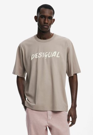 T-shirt imprimé - brown