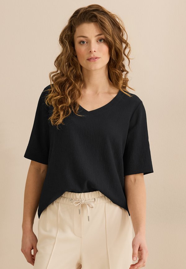 STRUKTUR - Bluse - schwarz