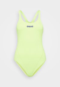 WOMENS TEAM SWIMSUIT TECH SOLID - Swimsuit - artic lime/future dusk