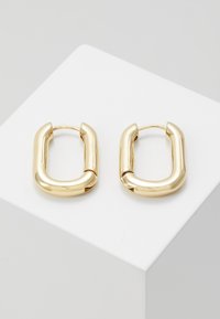 Orelia - CHUNKY OVAL HOOP - Oorbellen - pale gold-coloured Miniatuurafbeelding 1