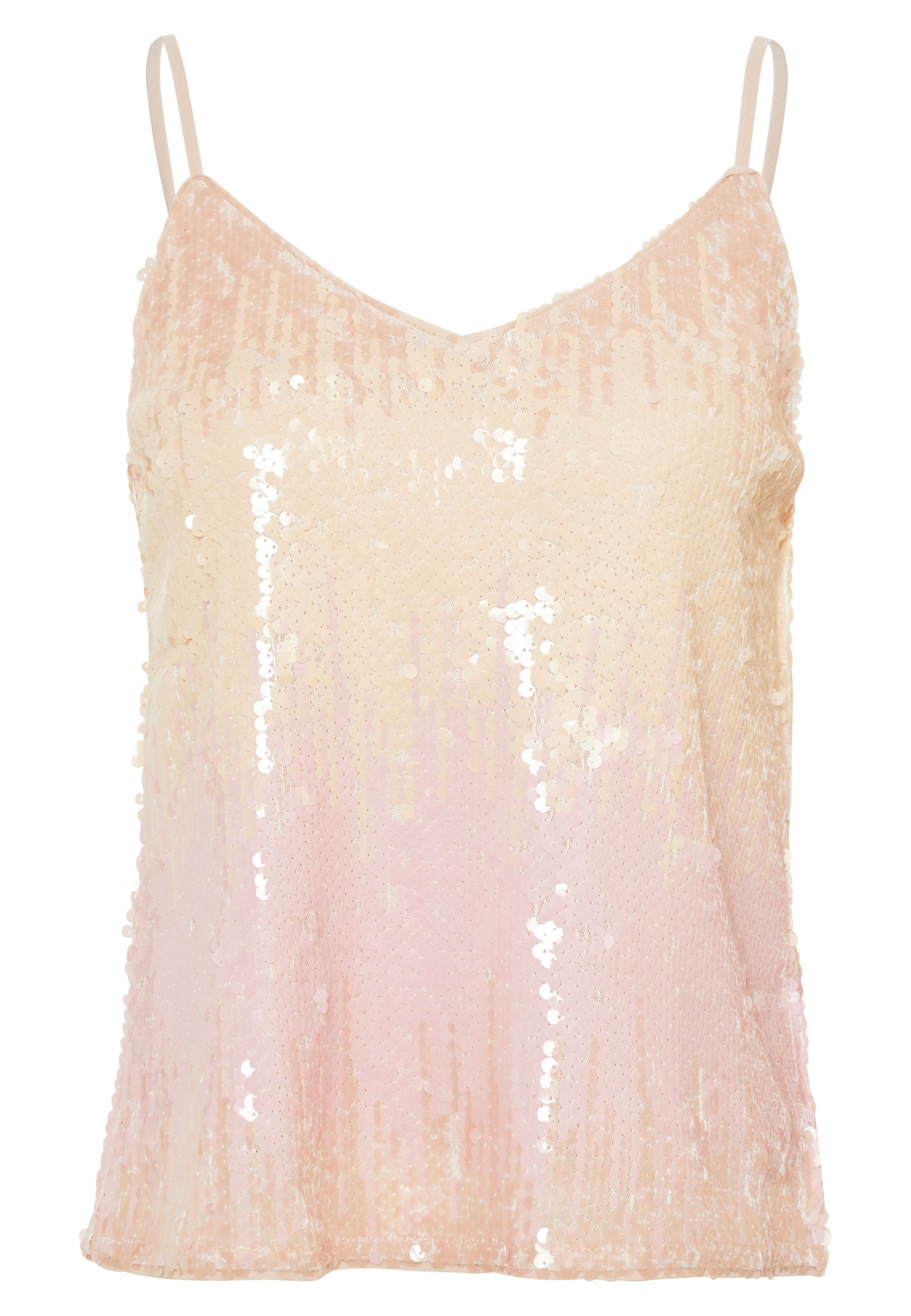 pastel sequin top
