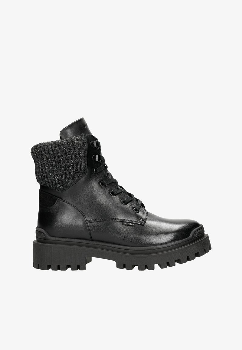 Wojas Bottines à lacets - czarny