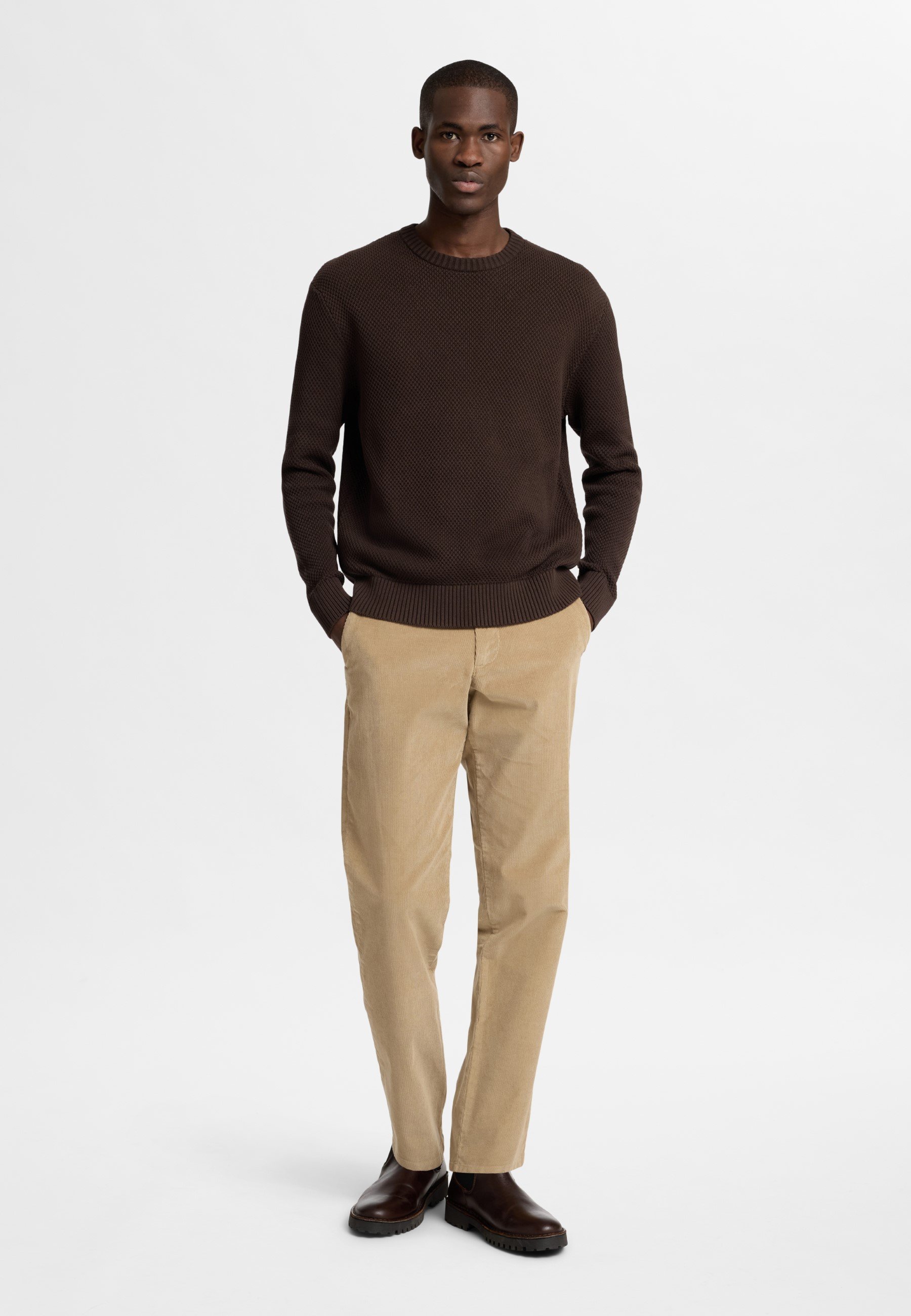 SOPHNET. L/S CREWNECK TOP KHAKI M SOPH. | L/S CREWNECK TOP(M KHAKI):